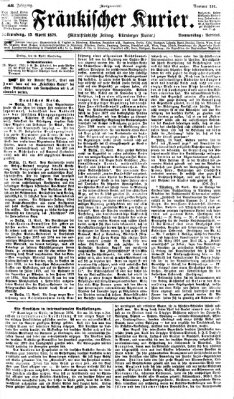 Fränkischer Kurier Donnerstag 13. April 1876