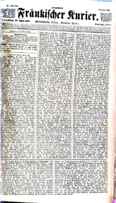 Fränkischer Kurier Samstag 22. April 1876