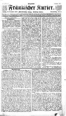 Fränkischer Kurier Donnerstag 21. Dezember 1876