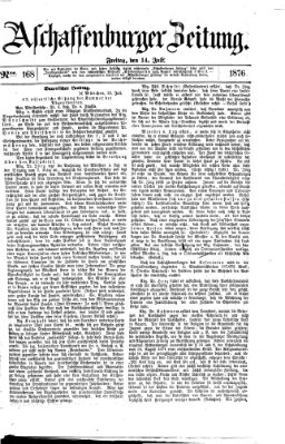 Aschaffenburger Zeitung Freitag 14. Juli 1876