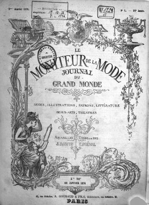 Le Moniteur de la mode Samstag 1. Januar 1876