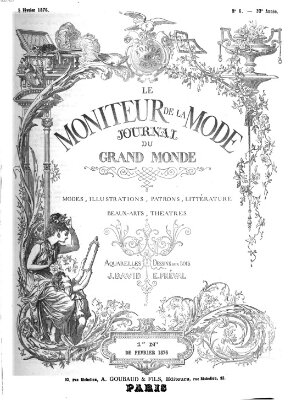 Le Moniteur de la mode Samstag 5. Februar 1876