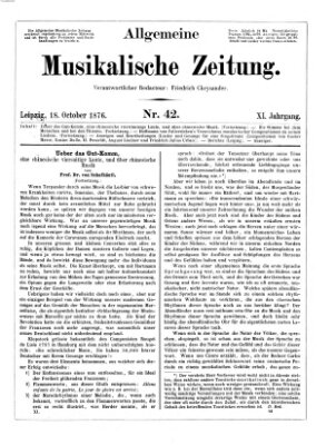 Allgemeine musikalische Zeitung