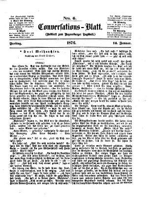 Regensburger Conversations-Blatt (Regensburger Tagblatt) Freitag 14. Januar 1876
