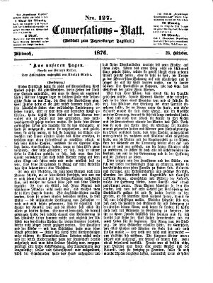 Regensburger Conversations-Blatt (Regensburger Tagblatt) Mittwoch 25. Oktober 1876