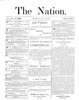 The nation Donnerstag 25. Mai 1876