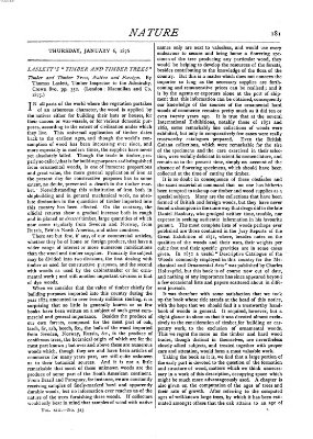Nature Donnerstag 6. Januar 1876
