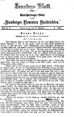 Bamberger neueste Nachrichten Sonntag 27. Februar 1876