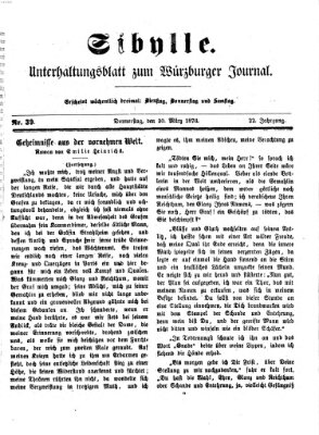 Sibylle (Würzburger Journal) Donnerstag 30. März 1876