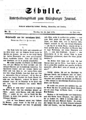Sibylle (Würzburger Journal) Dienstag 13. Juni 1876