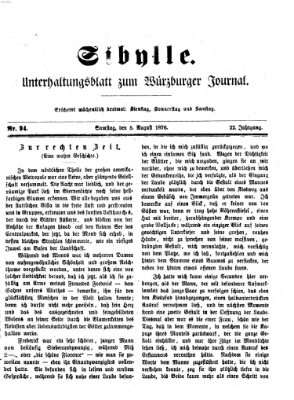Sibylle (Würzburger Journal) Samstag 5. August 1876