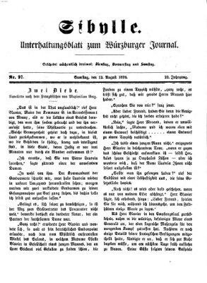Sibylle (Würzburger Journal) Samstag 12. August 1876