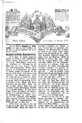 Bamberger Volksblatt Donnerstag 5. August 1875