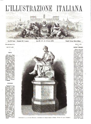 L' Illustrazione italiana Sonntag 30. Juli 1876