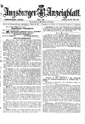Augsburger Anzeigeblatt Dienstag 29. Mai 1877