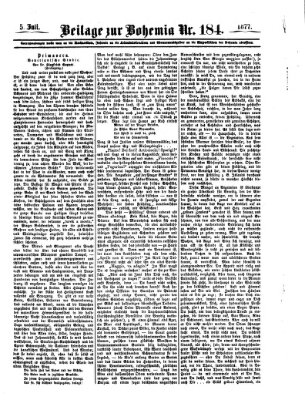 Bohemia Donnerstag 5. Juli 1877