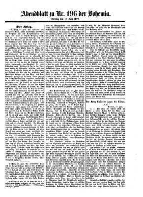 Bohemia Dienstag 17. Juli 1877