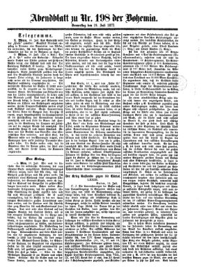 Bohemia Donnerstag 19. Juli 1877
