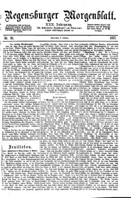 Regensburger Morgenblatt Donnerstag 8. Februar 1877