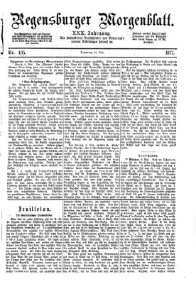 Regensburger Morgenblatt Donnerstag 10. Mai 1877