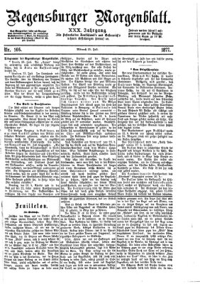 Regensburger Morgenblatt Mittwoch 25. Juli 1877