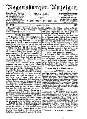 Regensburger Anzeiger Freitag 11. Mai 1877