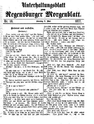 Regensburger Morgenblatt Sonntag 6. Mai 1877