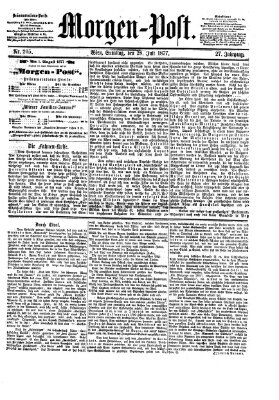 Morgenpost Samstag 28. Juli 1877