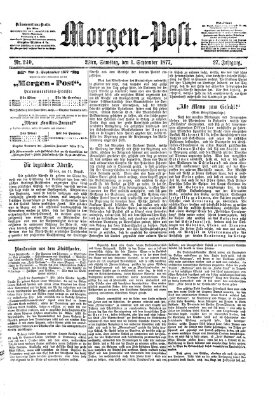 Morgenpost Samstag 1. September 1877