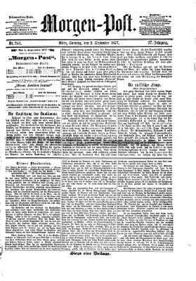 Morgenpost Sonntag 2. September 1877