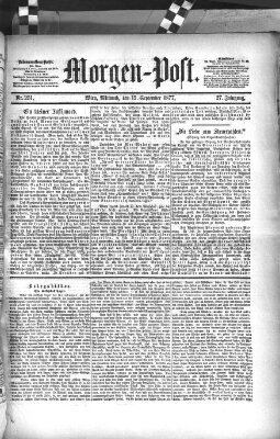 Morgenpost Mittwoch 12. September 1877