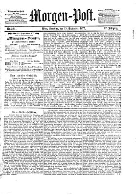 Morgenpost Samstag 15. September 1877