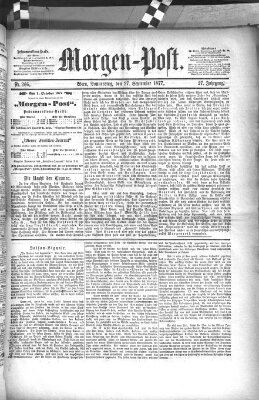 Morgenpost Donnerstag 27. September 1877