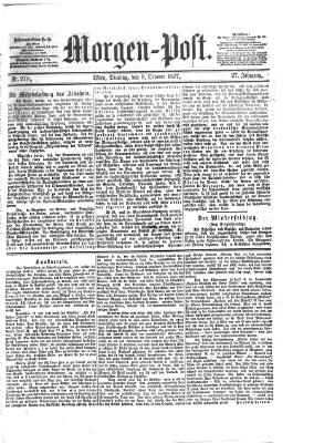 Morgenpost Dienstag 9. Oktober 1877