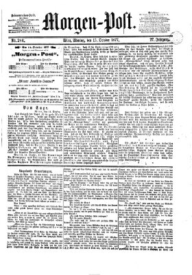 Morgenpost Montag 15. Oktober 1877