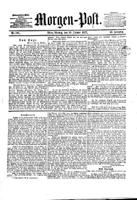 Morgenpost Montag 22. Oktober 1877