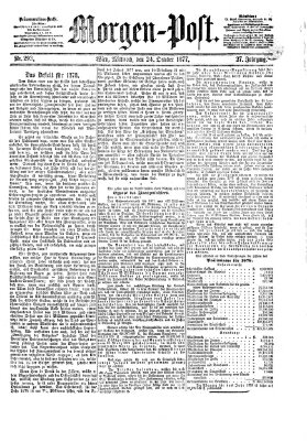 Morgenpost Mittwoch 24. Oktober 1877