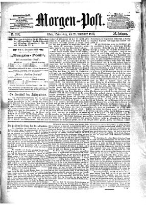 Morgenpost Donnerstag 29. November 1877