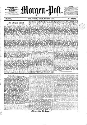 Morgenpost Dienstag 18. Dezember 1877