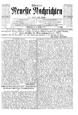 Fürther neueste Nachrichten für Stadt und Land (Fürther Abendzeitung) Donnerstag 4. Januar 1877