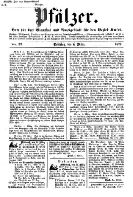Pfälzer Sonntag 4. März 1877