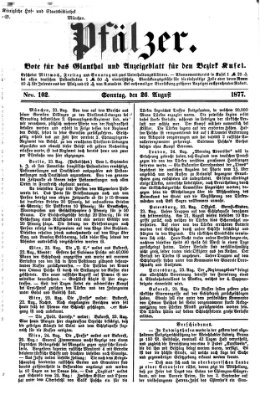 Pfälzer Sonntag 26. August 1877