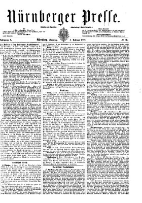 Nürnberger Presse Sonntag 4. Februar 1877