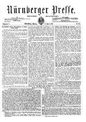 Nürnberger Presse Montag 9. April 1877