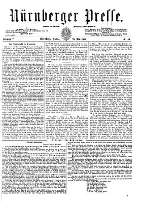 Nürnberger Presse Freitag 25. Mai 1877
