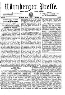 Nürnberger Presse Freitag 9. November 1877