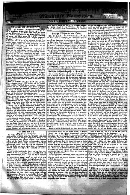 Süddeutsche Presse und Münchener Nachrichten (Süddeutsche Presse) Mittwoch 12. September 1877