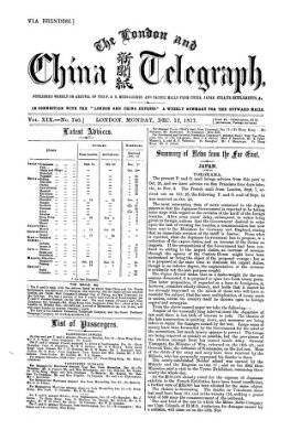 The London and China telegraph Montag 17. Dezember 1877