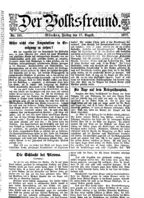 Der Volksfreund Freitag 17. August 1877