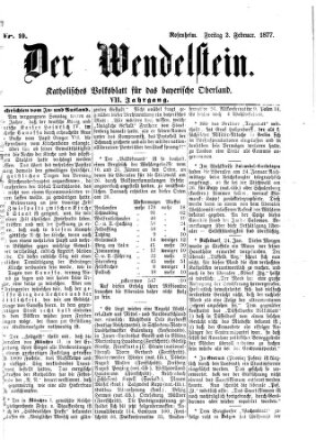 Wendelstein Freitag 2. Februar 1877